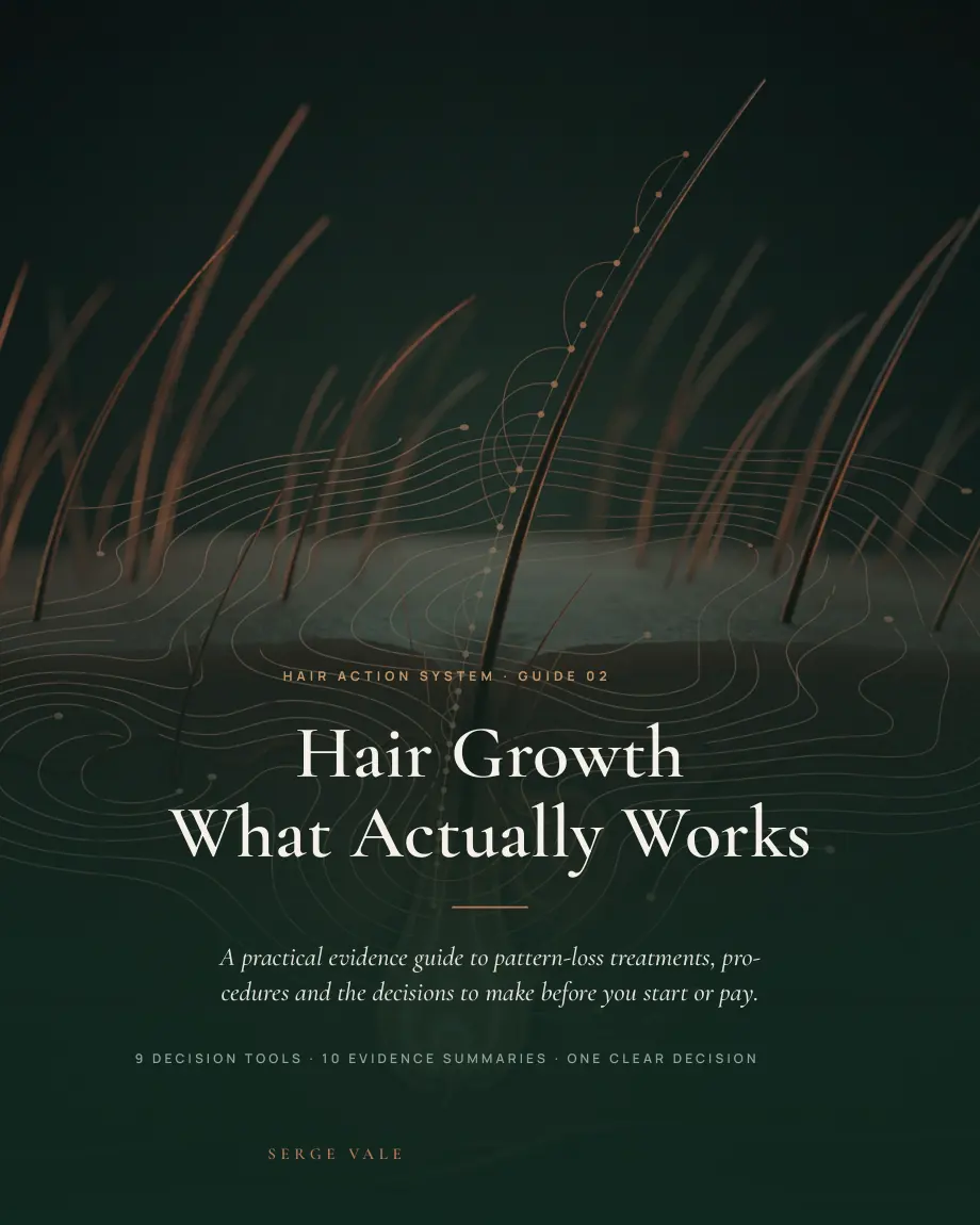 Hair-Growth Evidence Guide, page 1 — Cover